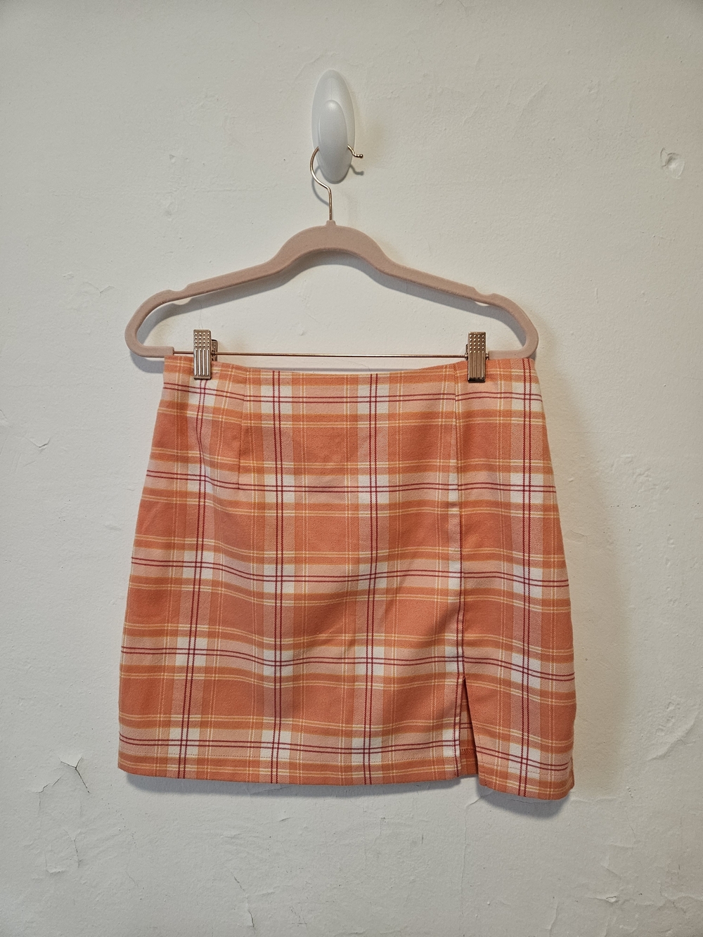 Wild Fable Pink Plaid Mini Skirt 10